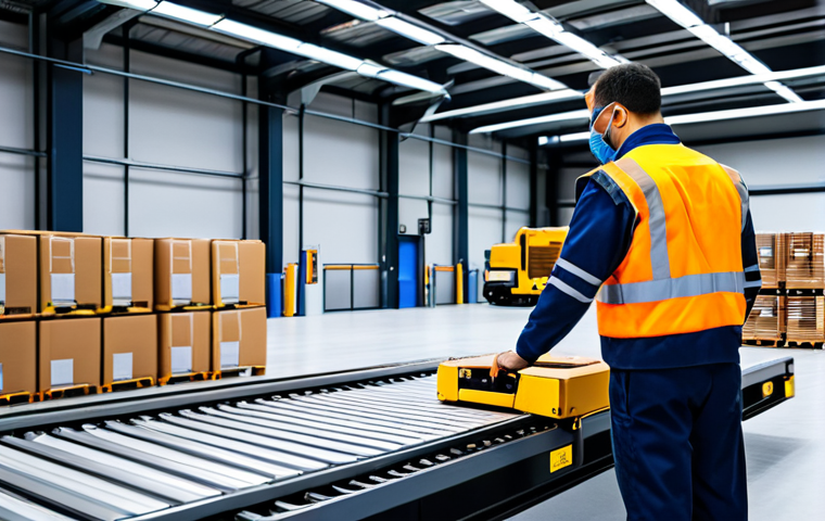 디지털 트랜스포메이션과 기업 - Automated Logistics**

"A bright, modern warehouse scene, fully automated. Robotic arms are efficien...