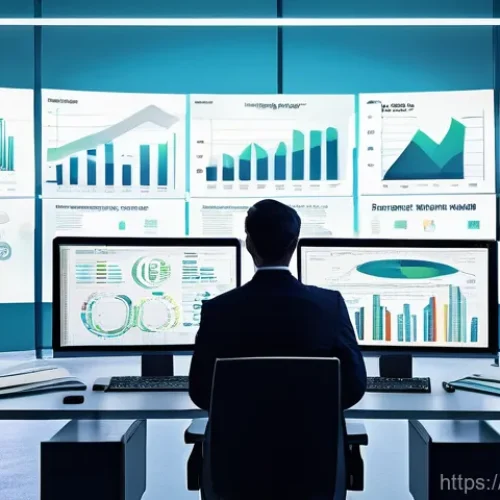 데이터 시각화 - **Prompt 1: "The Dawn of Data Clarity"**
    A young professional, appearing initially overwhelmed, ...