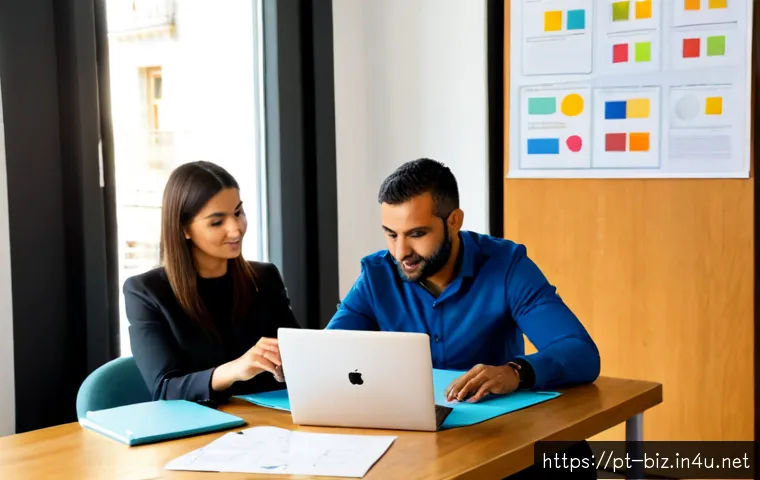 Home 17 직원 교육과 개발 - Photorealistic corporate training workshop in a bright modern office in Lisbon, Portugal, diverse ad...